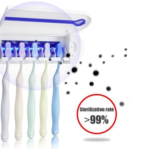 This Antibacterial Toothbrush Holder Sterilizes Up To 5 Toothbrushes