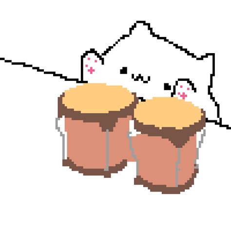 Pixel Art Bongo Cat Know Your Meme
