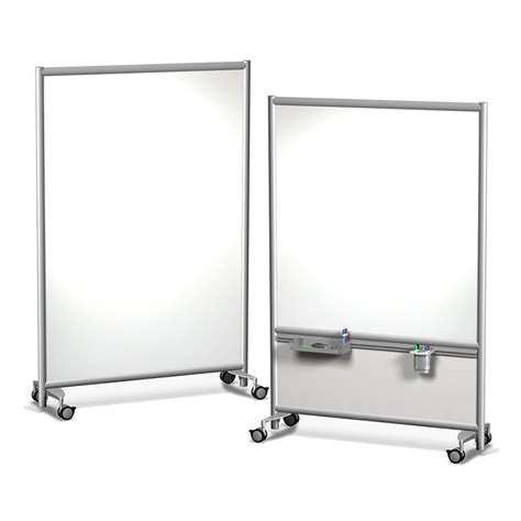 Mobile Whiteboard On Wheels Durable Portable Office Whiteboards