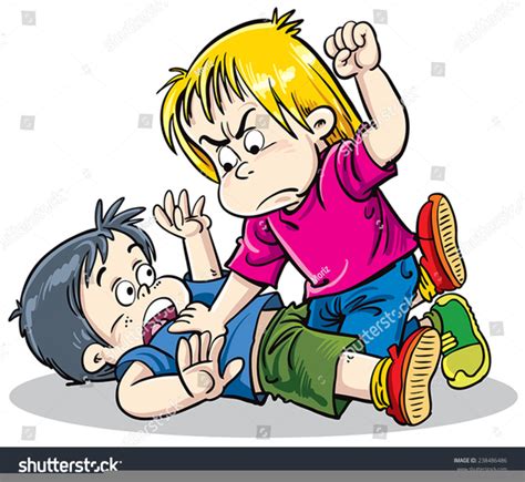 Free Clipart Children Fighting Free Images At Vector Clip