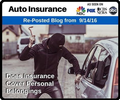 If you have comprehensive coverage for your car, yes, you're generally covered for vandalism. Accident/Vandalism: Does Insurance Cover Personal Belongings -- Nevada Insurance Enrollment | PRLog