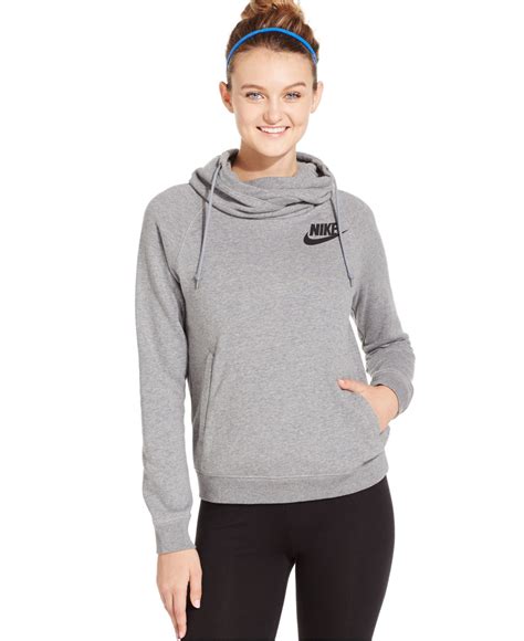 Lyst Nike Rally Funnel Neck Pullover Hoodie In Black