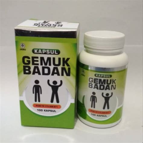 Jual Kapsul Gemuk Badan Isi Kapsul Griya An Nur Herbal Original