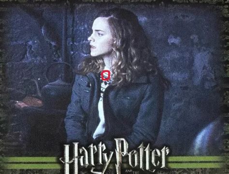 Harry Potter Emma Watson Hermione Ootp Screen Worn 3 Color Costume Card
