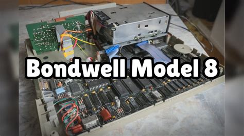 Photos Of The Bondwell Model 8 Not A Review Youtube