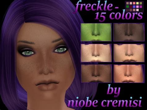 The Sims Resource Blush Freckle By Niobe Cremisi