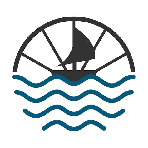 Plantilla De Logotipo De Agua De Ola De Mar Ilustración De Icono