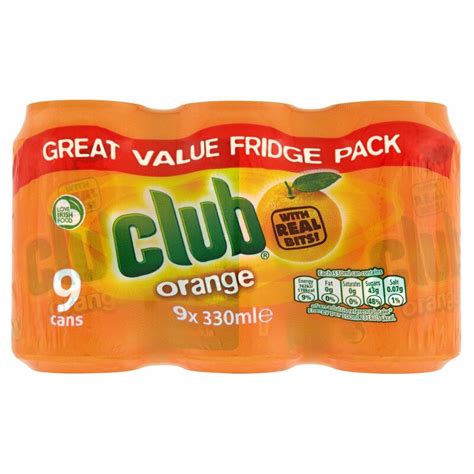 Club Orange 9x330ml Centra