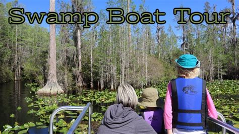 Okefenokee Swamp Boat Tour Youtube