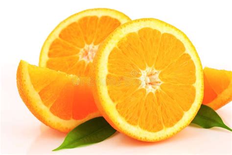 Orange Halves And Wedges Stock Image Image Of Fresh 41812603