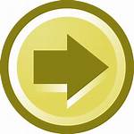 Icon Arrow Right Vector Illustration Step Gold