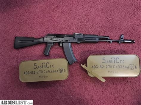Armslist For Sale Arsenal Saiga Ak 74 With 2160 Rounds