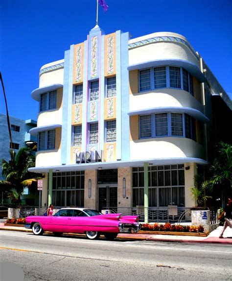 Art Deco Architecture — Marlin Hotel Miami Beach Florida Via