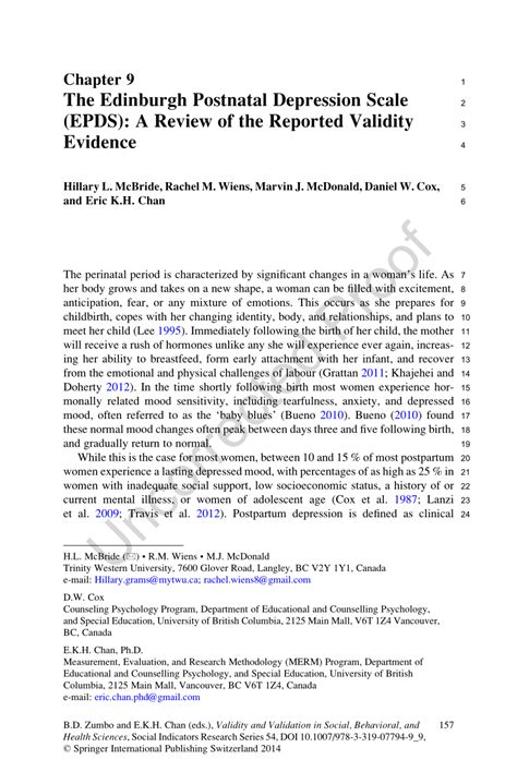 It was developed by cox et al (1987). Edinburgh Postpartum Depression Scale Arabic - High Rates ...