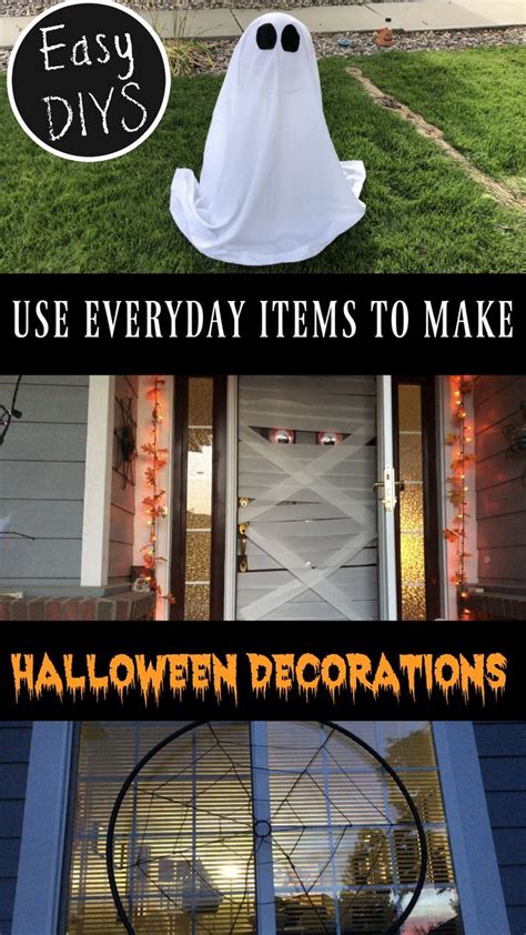 Easy And Quick Diy Halloween Decorations For Front Yard Quick Diy