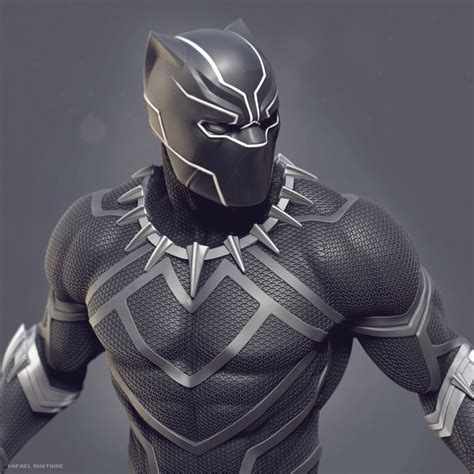Rafael Mustaine Black Panther Concept Art
