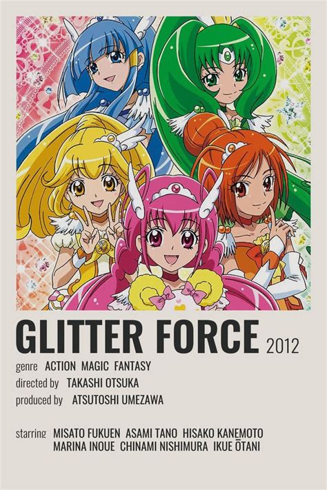 Glitter Force Poster In Anime Printables Anime Films Anime Cover Photo