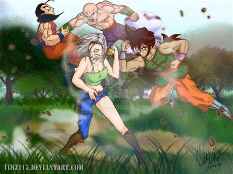 Yamcha went from a desert bandit to a valued friend and warrior in the z fighter group. Hakiza and Tien vs Jiuniang and Yamcha by timz115 on ...