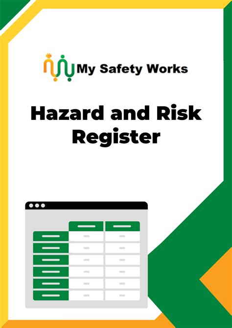 Hazard And Risk Register My Safety Works