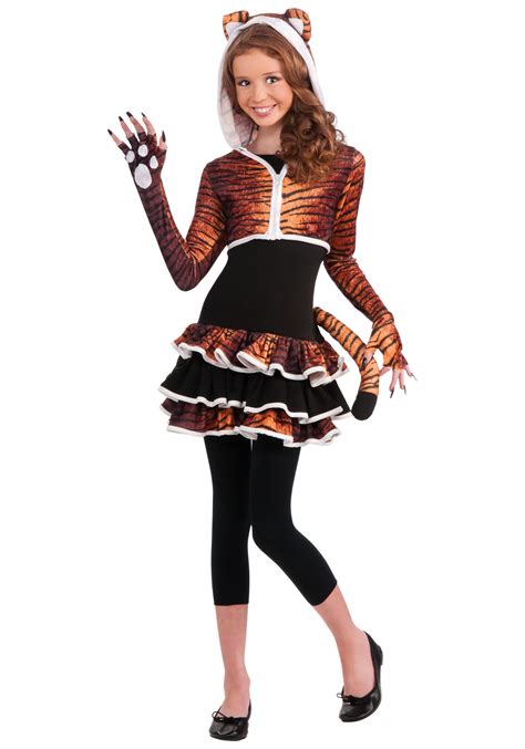 Tween Tigress Costume Teen Halloween Costume