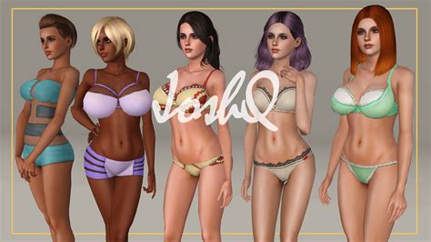 Lingerie Swimwear Pack For Medbod 19 Downloads The Sims 3
