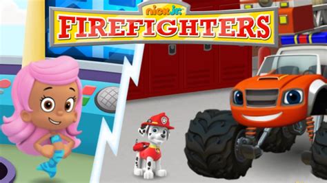 Nick Jr Firefighters Bubble Guppies Paw Patrol Blaze And More