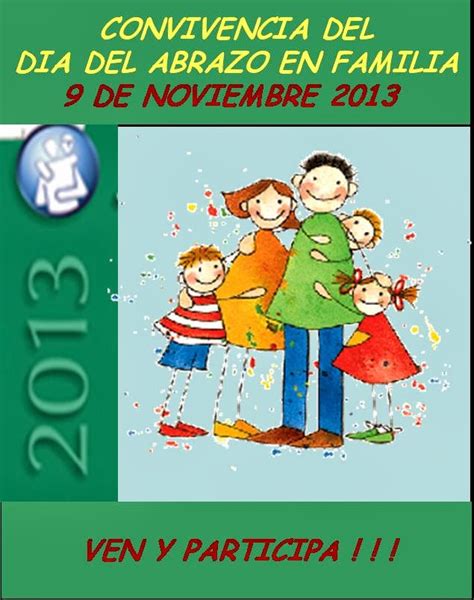 Catequesis Invitación Convivencia Día Del Abrazo En Familia