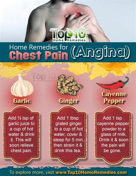 Home Remedies For Chest Pain Angina Top 10 Home Remedies