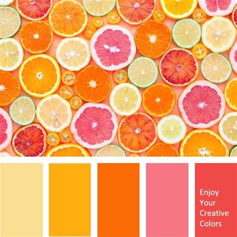 Orange Palette Orange Color Palettes Orange Pink Color Color Schemes