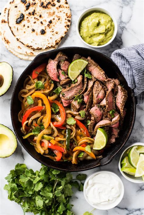 Easy Steak Fajitas Isabel Eats Mexican Inspired Recipes