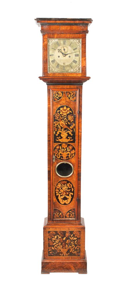 A Late 17th Century Marquetry Longcase Clock Auctions And Price Archive