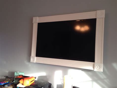 Flat Tv Frame Framed Tv Flat Tv Wall Decor