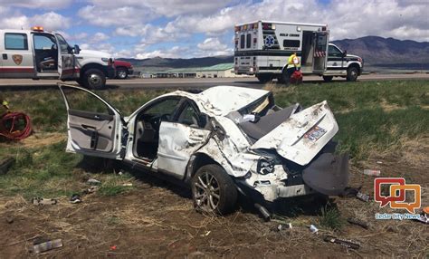 Crash Results In Serious Injuries After Driver Clips Car While Going 100 Mph On I 15 Cedar