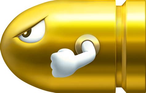 Filegold Bullet Bill Artwork New Super Mario Bros 2png Super