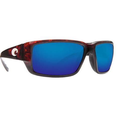 Costa Fantail Tortoise Shell Frame Blue Mirror 580g Lens Sunglasses