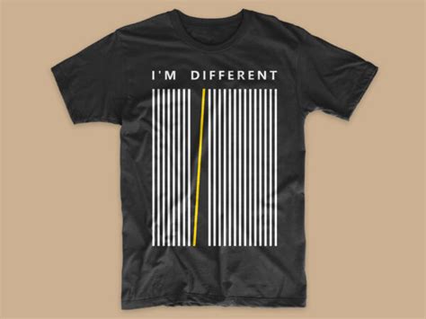 Im Different T Shirt Design Slogan Creative Short Slogan T Shirt
