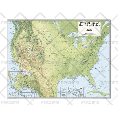 United States Physical Atlas Of The World 10th Edition The Map Shop