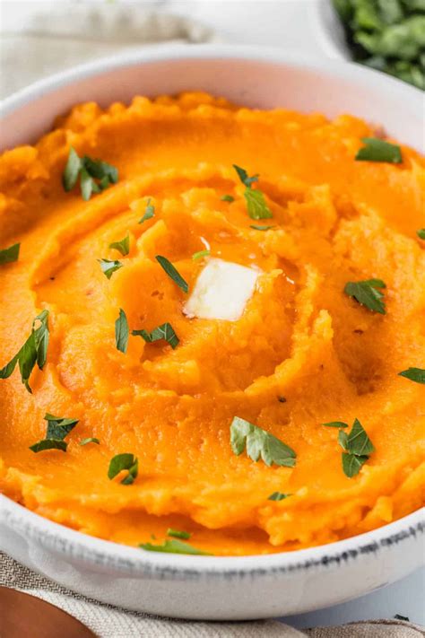 Mashed Sweet Potatoes With Brown Sugar And Bacon Cookrita