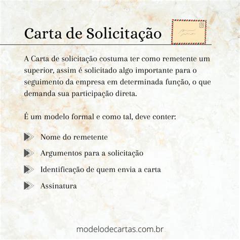 Modelo De Carta Formal Para Solicitar Algo Em Portugues Noticias Modelo