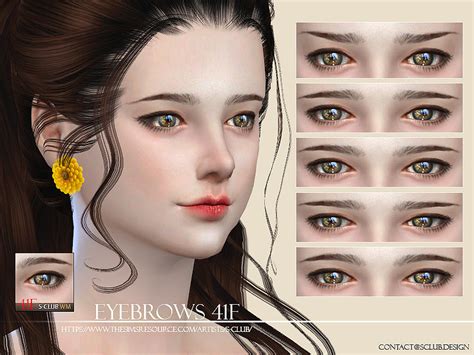 Female Eyebrows The Sims 4 P2 Sims4 Clove Share Asia Tổng Hợp