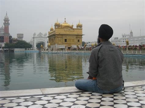 The Golden Temple 24 A Sikh Deep In Meditation At The Golden Temple