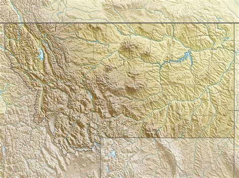 Fileusa Montana Relief Location Map Wikimedia Commons