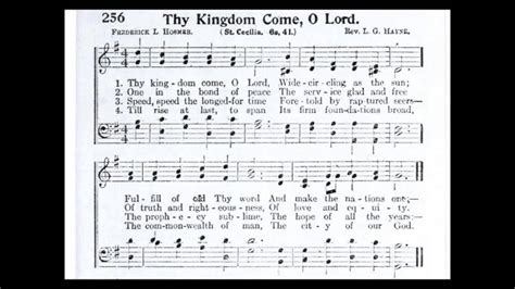 Thy Kingdom Come O Lord St Cecilia Youtube