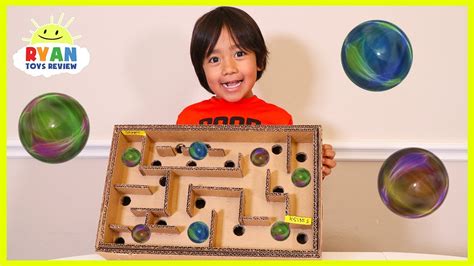 Diy Homemade Marble Labyrinth Maze Board Game From Cardboard Diy