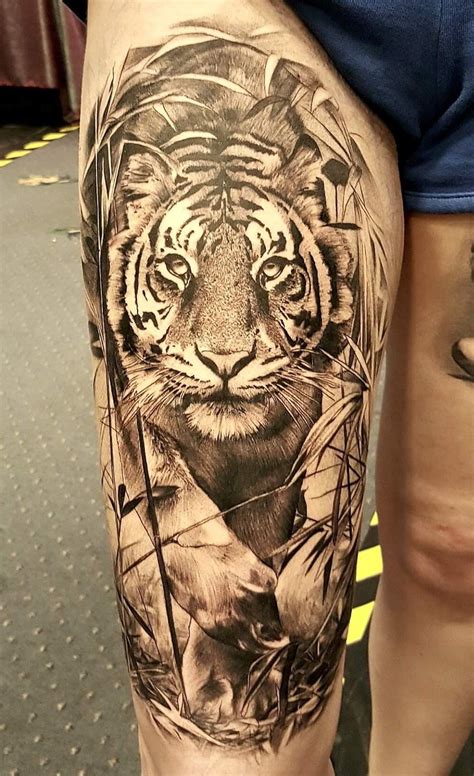120 Tatuagens de Tigre Incríveis Masculinas e Femininas em 2020