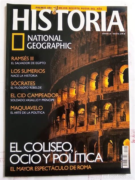 Historia National Geographic 28 El Coliseo Ra Comprar National