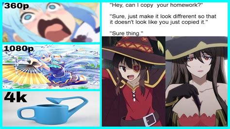 Anime Memes Only True Fans Will Find Funny Konosuba Edition Meme Only