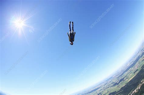 Falling or fallin' may refer to: Skydiver free falling head first - Stock Image - F009/3130 ...