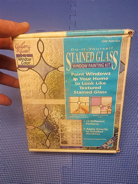 Do It Yourself Stained Glass Window Painting Kit 15402 Uk