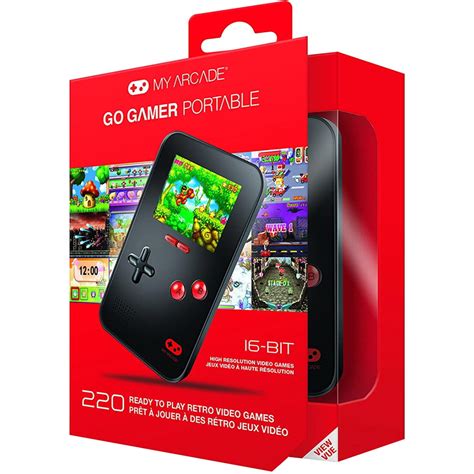 My Arcade Go Gamer Portable Handheld Gaming System 220 Retro Style